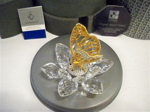 SWAROVSKI【バタフライ】 SWAROVSKI CRYSTAL IN FLIGHT GOLD BUTTERFLY | eBay