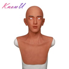 KnowU Cosplay Masquerade Realistic Silicone Mask Male Crossdresser