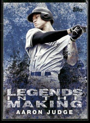 2018 Topps #LTM-AJ Aaron Judge Legends in the Making Blue (Series 1)
