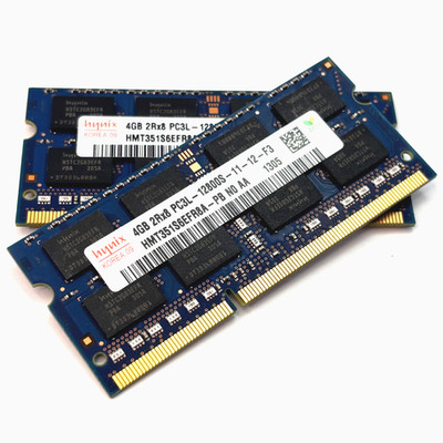 Hynix 8GB Laptop Memory Kit   2x4GB DDR3L 1600MHz PC3L-12800S 2Rx8 1.35V SODIMM
