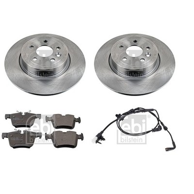 FEBI BREMSSCHEIBEN 317mm + BELÄGE HINTEN passend für LAND RANGE ROVER EVOQUE