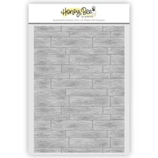 Honey Bee Stamps Wood Planks Embossing Folder