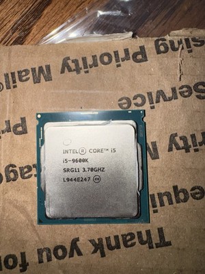 Intel Core I5-9600K, TESTED & USED - (3.7Ghz -  4.6Ghz, 6 Core 6 Thread)