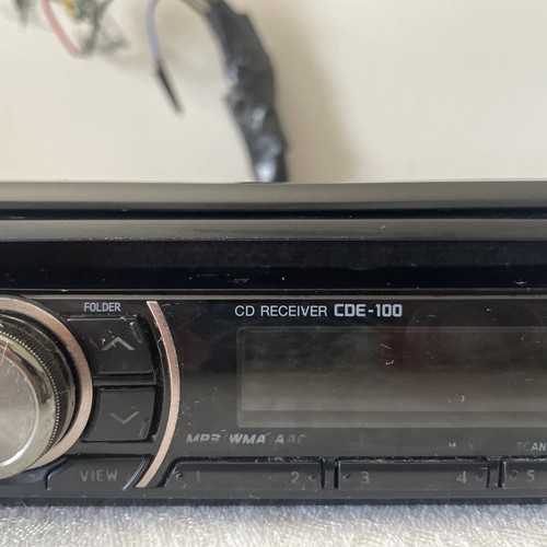 ALPINE CDE-100 Car Stereo CD Receiver In Dash Detachable Faceplate, Untested - Picture 4 of 14