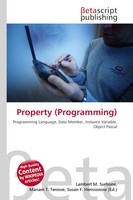 Property (Programming) Lambert M. Surhone (U. A.) Taschenbuch Englisch 2026