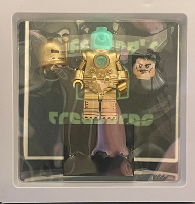 NEW! CHROMEDOME Customs MARVEL'S IRON MAN MK1 GLOWING GOLD VARIANT MiniFigure