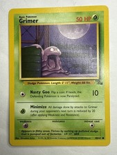 Grimer Fossil Set 48/62 Carte Pokemon LP