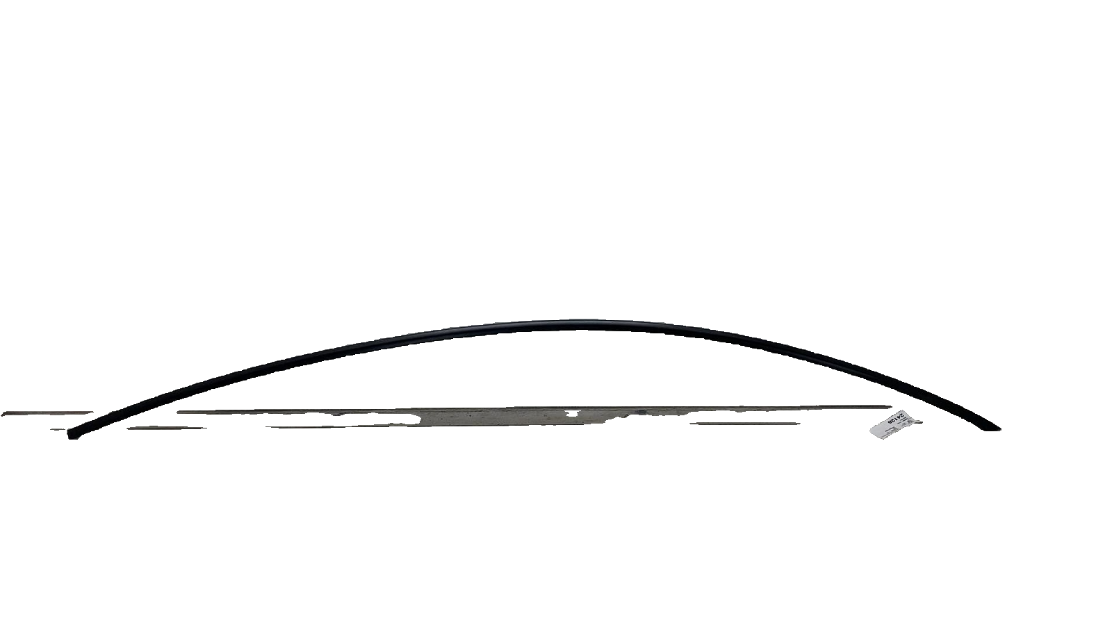 ⭕ 2021-2025 Tesla Model 3 Right Upper Bright Trim Mold Roof Molding 1083520-00-A