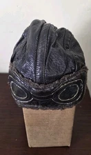 Disney Store Youth Piston Peak Planes Fire & Rescue Faux Leather Aviator Hat