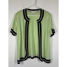 Misook Green Cardigan Size XL