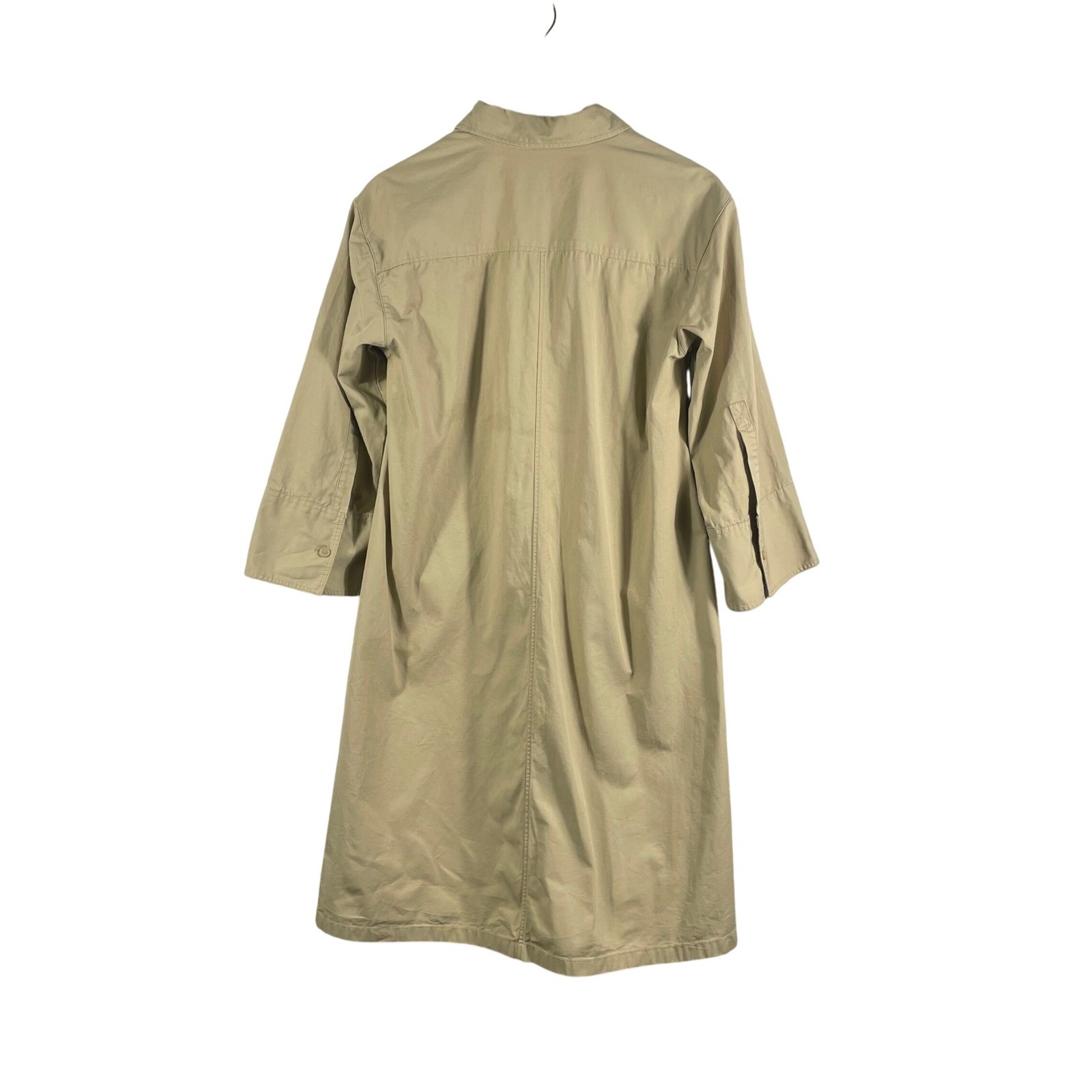 JW Anderson x Uniqlo Tan Shirt Dress Adjustable Waist Cotton Popover XS