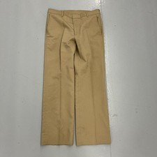 Vintage 70s Levi's Action Slacks Tan Wide Leg Trousers 34x30 1970s True Vintage