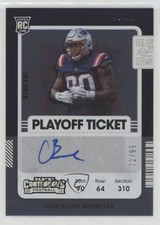 2021 Panini Contenders Rookie Playoff Ticket 72/99 Christian Barmore Auto 0d75