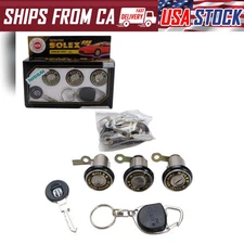 FIT Nissan General Model Solex 3 Door Lock Security Safety Flat Key Cylinder