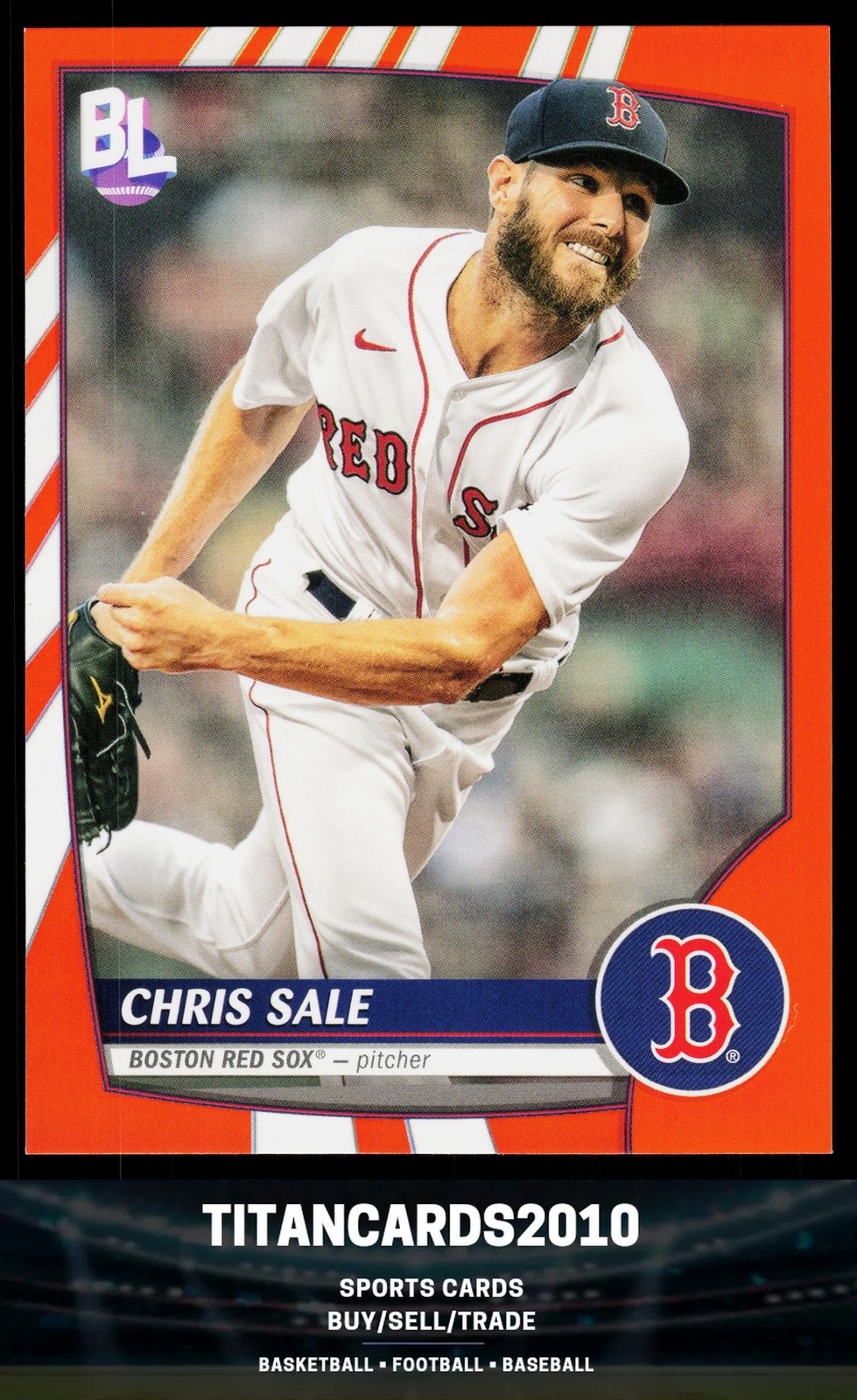 Chris Sale 2023 Topps Big League Orange Boston Red Sox #39