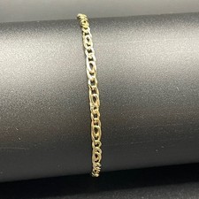 Unisex 9ct Yellow Gold Birdseye Link Bracelet
