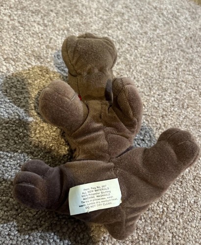 Vintage 1986 Tonka Pound Puppies Baby Plush Toy Rumple Skins - Picture 4 of 4