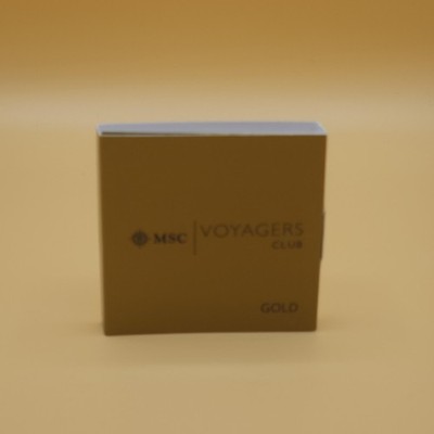 MSC Voyagers Club Gold Level Member Lapel Pin Badge Travel Cruise