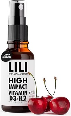 Vitamin D3 + K2 Spray - liposomales Liquid mit 1.000 IE - vegan