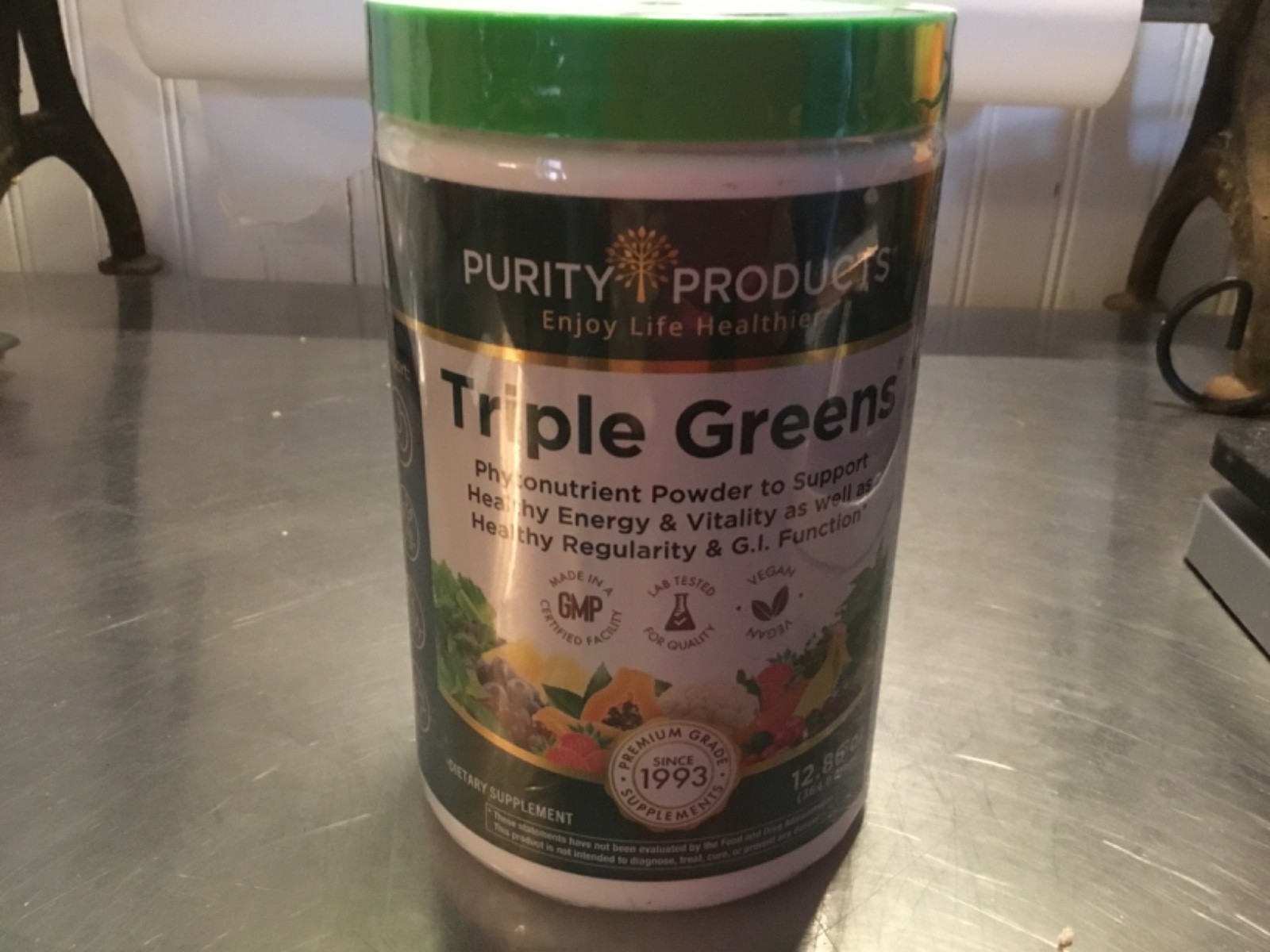 Purity Products Triple Greens - 364.8 Grams