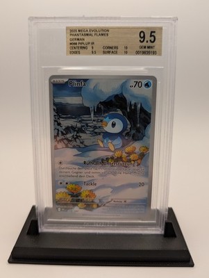2025 MEGA EVOLUTION PHANTASMAL FLAMES GERMAN #098 PIPLUP IR Beckett 9.5
