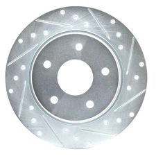 For Dodge Grand Caravan 08-16 Brake Rotor DFC Premium Drilled & Slotted Rear