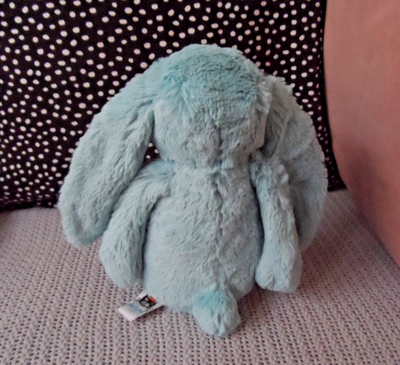 Jellycat Medium Blossom Aqua Bunny Plush 31cm BL3AQ for sale