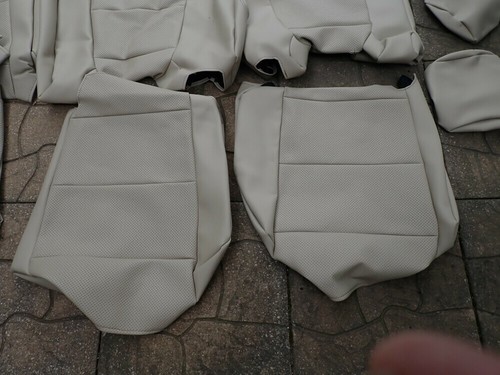 Honda HR-V Car Seat Covers CalTrend Fit 2016-2022 Tan NeoPrene Front & Rear Sets - Picture 5 of 21