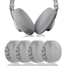Geekria 2 Pairs Washable Headphone Covers Size L / Grey
