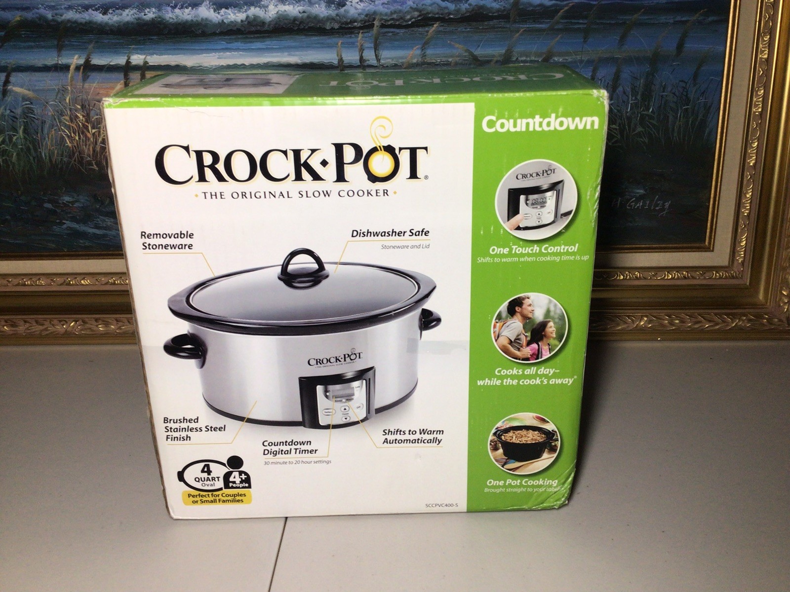 Crock-Pot 4-Quart Smart-Pot Programmable Slow Cooker  SCCPVP400 
