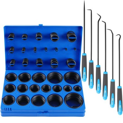 BGS HAKEN SATZ MONTAGEHAKEN 6 TEILE + TECPO O-RING GUMMI DICHTUNG SORTIMENT 419