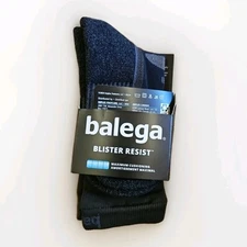 Balega Blister Resist Crew Running Socks - Gray/Black, Md.