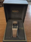 Vintage Seiko Watch Men Gold Tone 8Y21-5040 Works