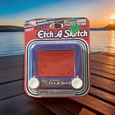 VTG Ohio Art Hot Pocket Blue White Etch A Sketch 1994 Retro Toy #516 New