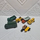 vintage dinky AA Motorcycle sidecar & old matchbox  diecast etc lot 34