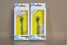VIESSMANN 4011 HO GAUGE 2 x LIGHT COLOUR SIGNAL BLOCKSIGNAL for MODEL RAILWAY on