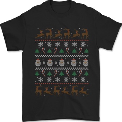 Maglietta Di Natale Divertente Con Border Collie – Per Uomo, Donna E Famiglia – 100% Cotone