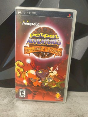 Neopets Petpet Adventures The Wand of Wishing Pet Sony PSP 2006 Complete CIB