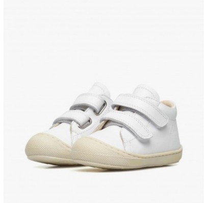 New in Box NATURINO COCOON VL Leather first step shoes in White