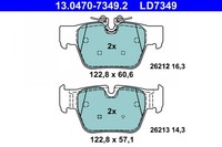 ATE BremsbeläGe Hinten Rechts Links FüR BMW X2 Mini Mini Clubman Countryman 1 2