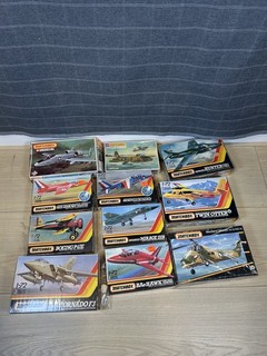 Vintage Match Box Model Plane Kit Lot Boeing Model Kit Lot Open Box
