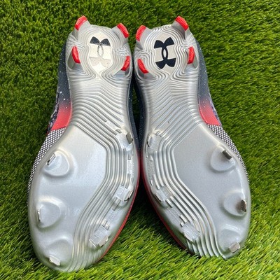 Under Armour Bryce Harper 8 Low ST USA Mens Size 7 White Red