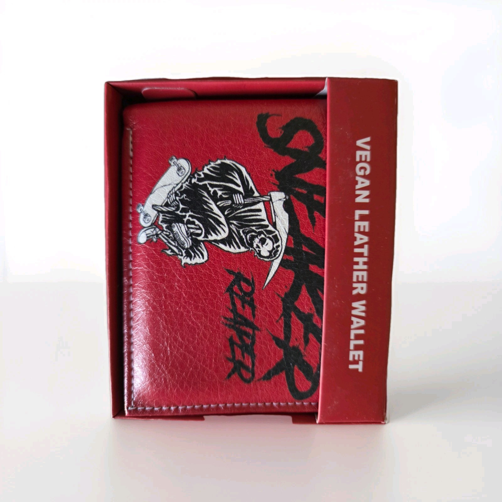 Sneaker Reaper Skateboarding Design Handcrafted Wallet BI-Fo