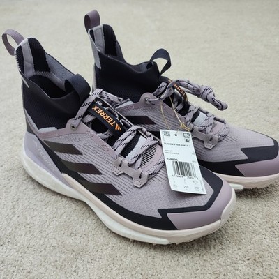 Adidas Women Size 8.5 Terrex Free Hiker 2 Gray-Purple Fig IG8896