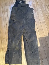 DULUTH MEN'S Fire Hose Superior Bib Overalls -damaged Lx30