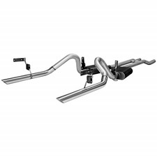 Flowmaster 17273 American Thunder Exhaust 2.5 Aluminized For 1965-1966 Mustang