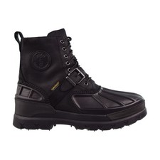 Polo Ralph Lauren Oslo High Leather Men's Nubuck Boot Black 812845239-001