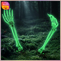 Halloween Deko Skelett-Hand PfäHle 46Cm Kunststoff 1 Paar FüR Outdoor