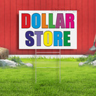 DOLLAR STORE EVERYTHING $1 sale shop discount Indoor Outdoor Yard Sign