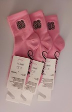 3 Pair Victoria's Secret PINK Socks Logo "86"